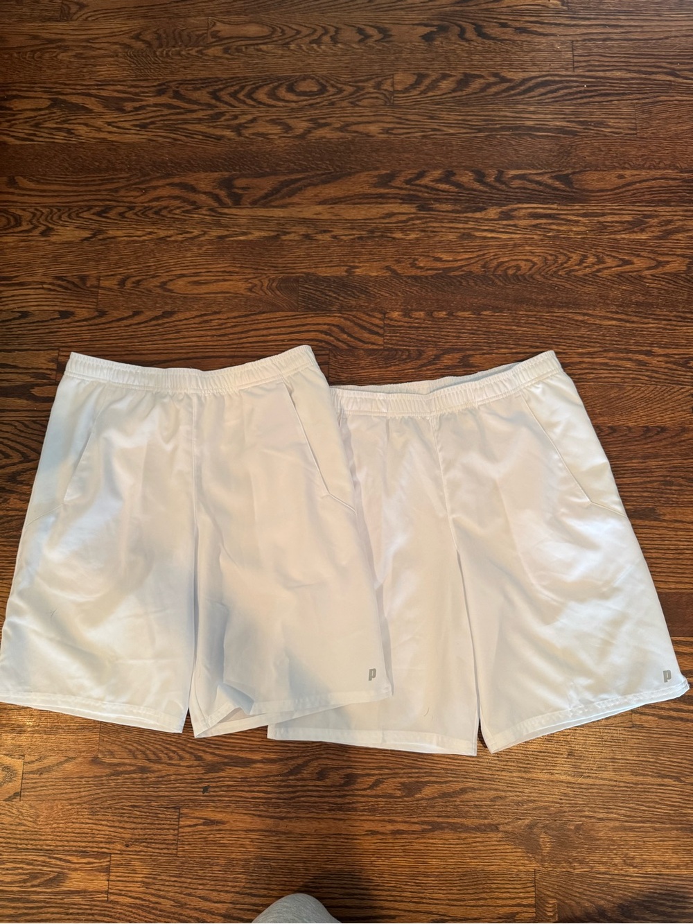 Prince Boys XL Prince White Athletic Shorts - Pack of 2